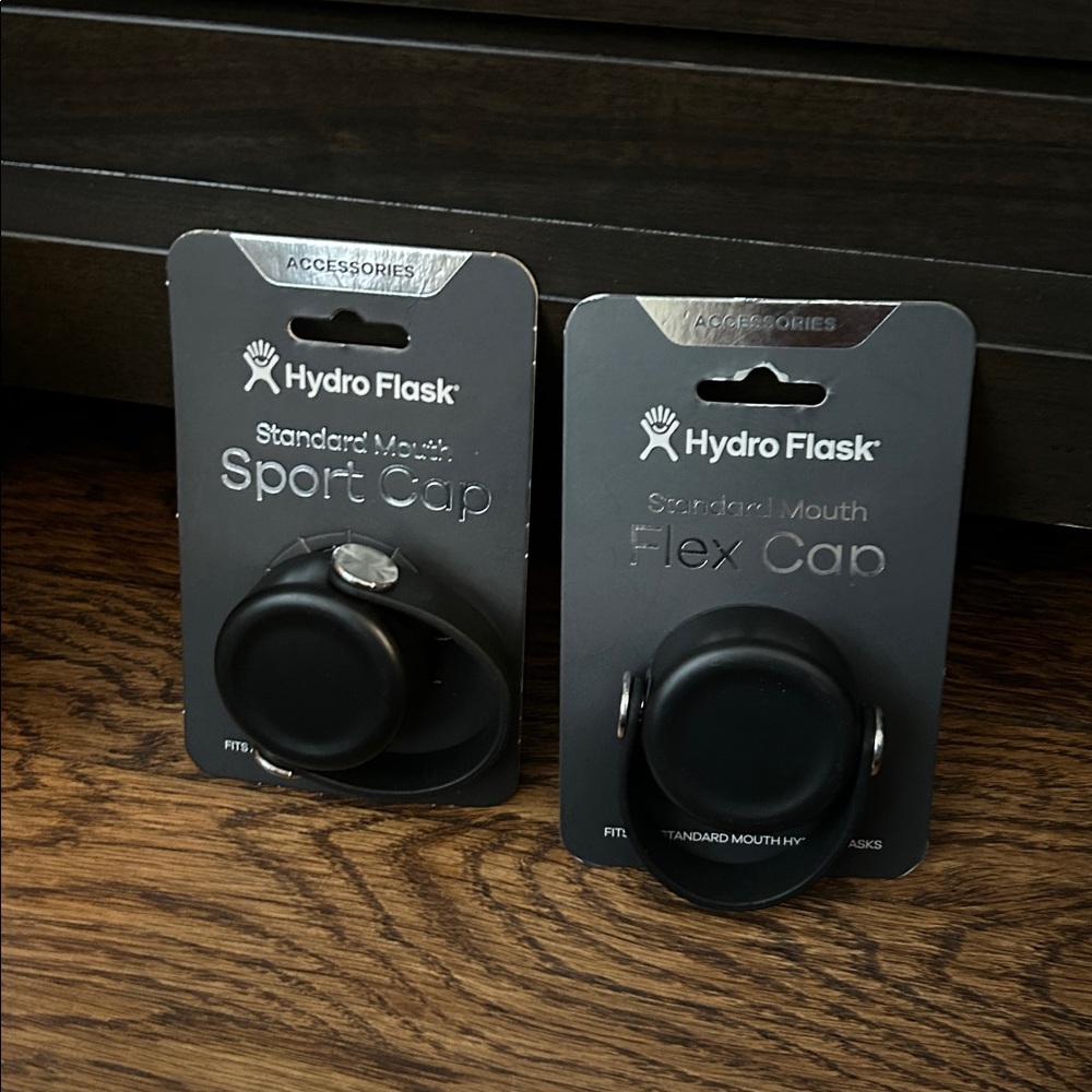 Hydro Flask Standard Mouth Caps - Black (2)